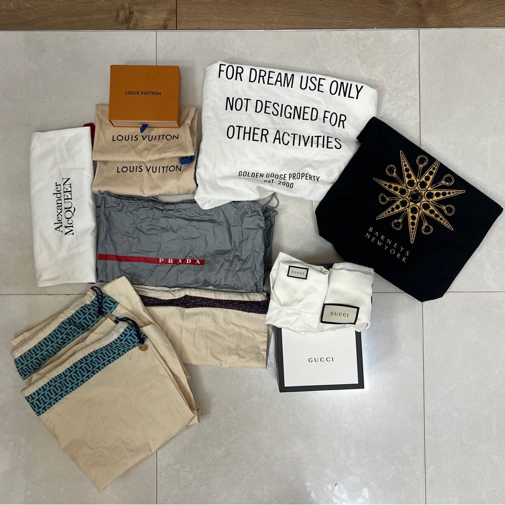 Designer Dust Bag Lot (Lot of 13 items)